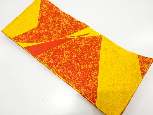 JAPANESE KIMONO / YUKATA OBI / WOVEN GEOMETRIC PATTENR 